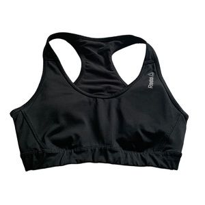 Reebok speedwick black sports bra size xs with removable pads